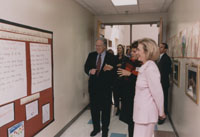 First Lady Hillary Rodham Clinton at CYC - The White House, Courtesy of Francine Favretto