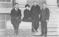 Four Faculty Members (1921) - 1921 Terra Mariae Yearbook/University Libraries