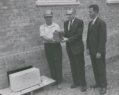 Time Capsule at Dedication